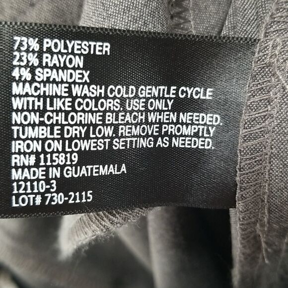 Worthington Trouser Pants Women's 10 Petite Modern Fit Straight Leg Grey Office - Picture 9 of 11